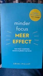 Minder focus, meer effect - Srini Pillay. Zgan., Ophalen of Verzenden, Zo goed als nieuw, Srini Pillay