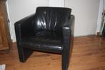 Lederen Leolux fauteuil, Huis en Inrichting, Fauteuils, Ophalen, Gebruikt, 50 tot 75 cm, Leer