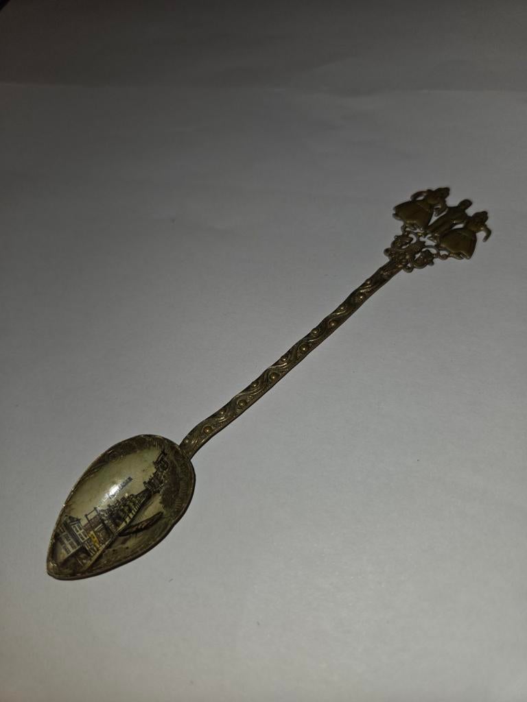 antiek cloisonne lepeltje rotterdam, Antiek en Kunst, Antiek | Bestek, Verzenden