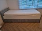 Eenpersoonsbed met 2 lades te koop!, 90 cm, Ophalen of Verzenden, Eenpersoons, Wit