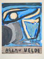 Bram van Velde, originele litho, gesigneerd, ingelijst, Antiek en Kunst, Kunst | Litho's en Zeefdrukken, Ophalen