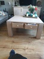 Massief eiken salontafel, Ophalen of Verzenden