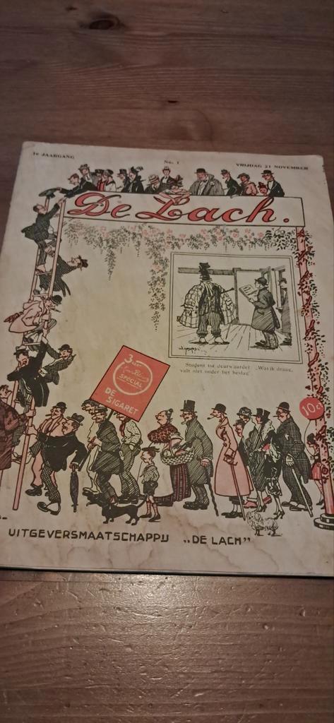 De Lach 1924 - Eerste Editie!, Boeken, Tijdschriften en Kranten, Gelezen, Overige typen, Ophalen of Verzenden