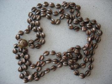 Kralen Ketting Mokka Kleur Vintage beschikbaar voor biedingen