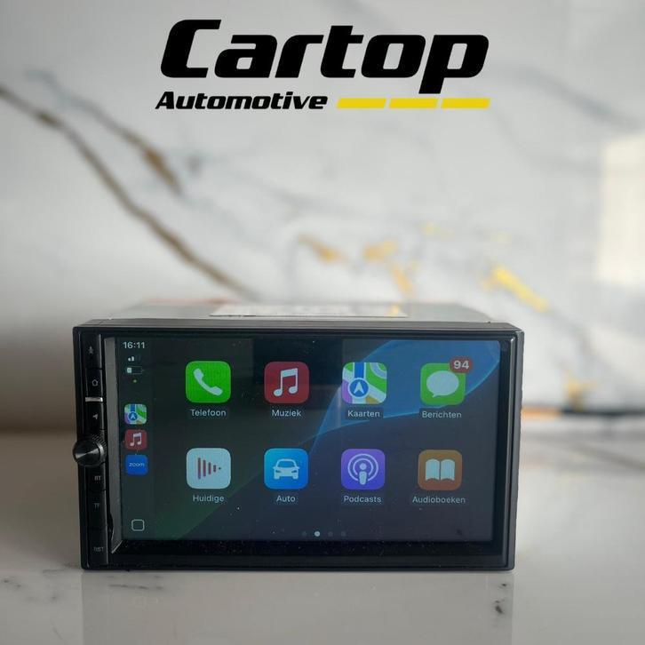 Dubbel-din autoradio | CarPlay | Android Auto | DVL-87346, Auto diversen, Autoradio's, Zo goed als nieuw, Ophalen of Verzenden