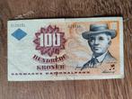 Bankbiljet Denemarken 100 Kroner, Ophalen of Verzenden, Overige landen
