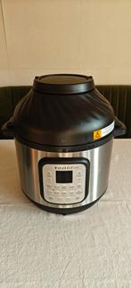 Instant Pot Duo Crisp + heteluchtfriteuse 11-in-1 elektrisch, Witgoed en Apparatuur, Slowcookers, Ophalen of Verzenden, Gebruikt