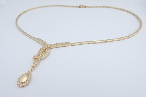 14k Gouden Collier Dames collier (verkocht), Sieraden, Tassen en Uiterlijk, Kettingen, Nieuw, Goud, Goud, Verzenden