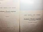 Weber Andante e Rondo Ungarese - Viola Bibliotheek, Muziek en Instrumenten, Gebruikt, Klassiek, Ophalen of Verzenden, Viool of Altviool