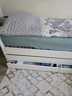 1,persoonsbed met onderschuifbed en lades €200,_, Ophalen, Zo goed als nieuw