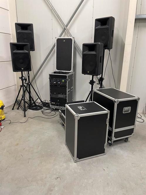 Complete PA set!, Muziek en Instrumenten, Versterkers | Keyboard, Monitor en PA, Gebruikt, P.A., Minder dan 500 watt, Ophalen