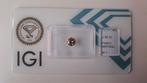 Echte Natuurlijk gekleurde diamant 0,50 ct met IGI certifica, Sieraden, Tassen en Uiterlijk, Edelstenen, Verzenden, Zo goed als nieuw