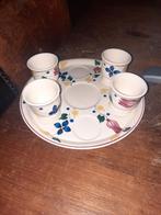 Oud boerenbont eierset, Antiek en Kunst, Ophalen of Verzenden
