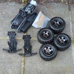 HPI Savage XS Flux chassis, bumpers NIEUW & wielen als nieuw, Ophalen of Verzenden, Zo goed als nieuw, Schaal 1:14, Onderdeel