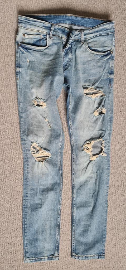 Jeans van GEORGE maat 31, Kleding | Heren, Spijkerbroeken en Jeans, Zo goed als nieuw, W32 (confectie 46) of kleiner, Blauw, Ophalen of Verzenden