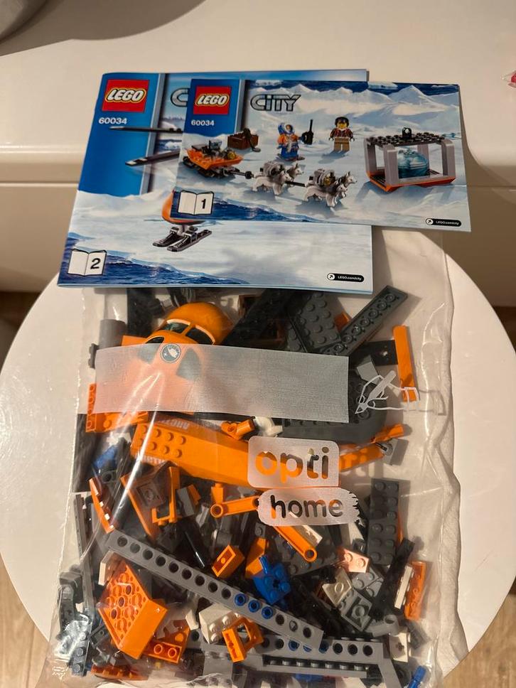 LEGO City 60034 Arktische Helikopter - Compleet!, Kinderen en Baby's, Speelgoed | Duplo en Lego, Gebruikt, Lego, Complete set
