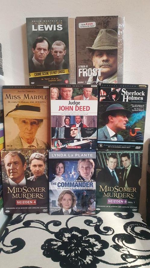 8 BBC politie/detective series, kleine partij voor, Cd's en Dvd's, Dvd's | Tv en Series, Zo goed als nieuw, Thriller, Vanaf 16 jaar