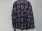 Geblokt ARROW overhemd. Maat XXL., Kleding | Heren, Grote Maten, Overhemd, Arrow, Paars, Ophalen of Verzenden