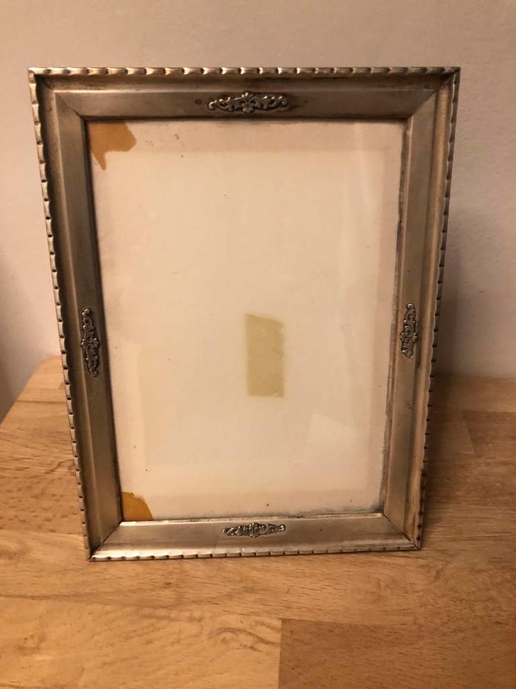 Vintage Zilveren 800 Fotolijst Jaren 20, Antiek en Kunst, Antiek | Goud en Zilver, Zilver, Ophalen of Verzenden