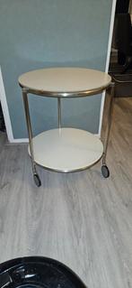Vintage Bijzettafel (ikea strind) teab, Huis en Inrichting, Ophalen, Minder dan 50 cm, Gebruikt, 50 tot 100 cm