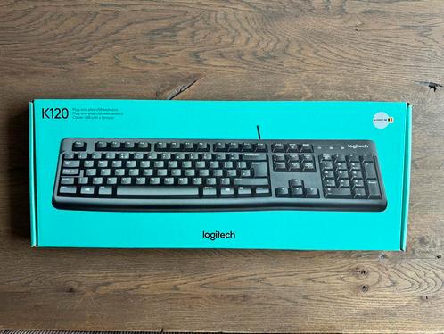 Logitech Keyboard K120 - Belgische indeling, Computers en Software, Toetsenborden, Nieuw, Azerty, Bedraad, Ophalen of Verzenden