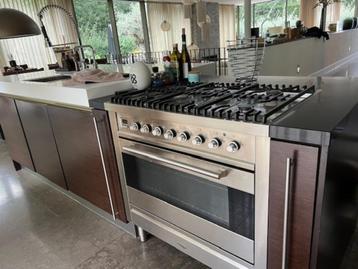 Boretti oven 90 cm en gasfornuis 6 pits beschikbaar voor biedingen