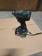 Hitachi WH 18DBDL2 slagschroefmachine 18v met 5.0Ah accu, Gebruikt, Hitachi, ., Ophalen of Verzenden