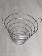 Fruitschaal/ Citrusmand RVS., Huis en Inrichting, Overige materialen, Mand, Rond, Ophalen of Verzenden