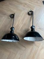 Vintage industriele fabrieks lampen LBL lamp typ 02 01.32, Huis en Inrichting, Lampen | Wandlampen, Ophalen of Verzenden, Gebruikt