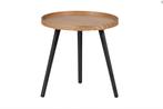 WOOOD Mesa Bijzettafel H 45 x Ø 45 Naturel | Van €50, nu, Huis en Inrichting, Tafels | Bijzettafels, Minder dan 45 cm, Minder dan 55 cm