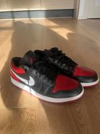 Nike Air Jordan 1 Low - Zwart/Rood - Maat 46, Kleding | Heren, Schoenen, Ophalen of Verzenden, Gedragen, Zwart, Sneakers of Gympen