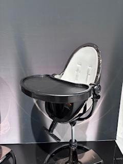 Bloom Fresco Titanium kinderstoel - inlay wit - €539,-, Kinderen en Baby's, Kinderstoelen, Zo goed als nieuw, Meegroeistoel, Aanschuifbaar