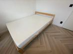 IKEA 2 personen bed incl matras 140cm x 200cm, Gebruikt, 140 cm, Hout, Ophalen