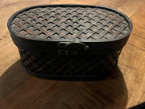 Geweven Kistje, Huis en Inrichting, Woonaccessoires | Kisten, Gebruikt, Minder dan 50 cm, Overige materialen, Ophalen of Verzenden