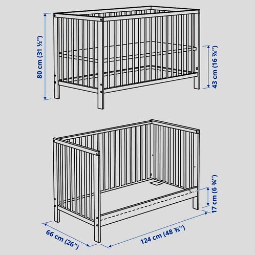 Kinderbedje, Kinderen en Baby's, Babywiegjes en Ledikanten, Zo goed als nieuw, Ledikant, Ophalen of Verzenden