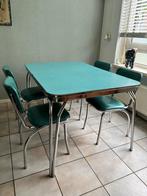 Vintage Dinette Set jaren ’50 –met 4 richardson stoelen, Ophalen, Huis en Inrichting