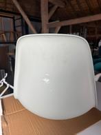 Gratis 6 originele Vitra DSR DSW kuipjes mos groen, Huis en Inrichting, Kunststof, Gebruikt, Overige kleuren, Vijf, Zes of meer stoelen