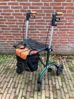 Saljol carbon lichtgewicht groene verstelbare rollator, Ophalen of Verzenden, Opvouwbaar, Zo goed als nieuw