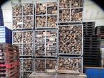 Haard/kachel hout een mix van eiken, berken en popelier, Tuin en Terras, Haardhout, 6 m³ of meer, Ophalen, Eikenhout, Blokken