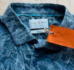 Cast Iron overhemd shirt planten design mooie details XXL, Kleding | Heren, Overhemden, Blauw, Ophalen of Verzenden, Zo goed als nieuw