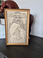 Jan Toorop - LIEFDE (1907) - Ingelijste Reproductie, Ophalen of Verzenden