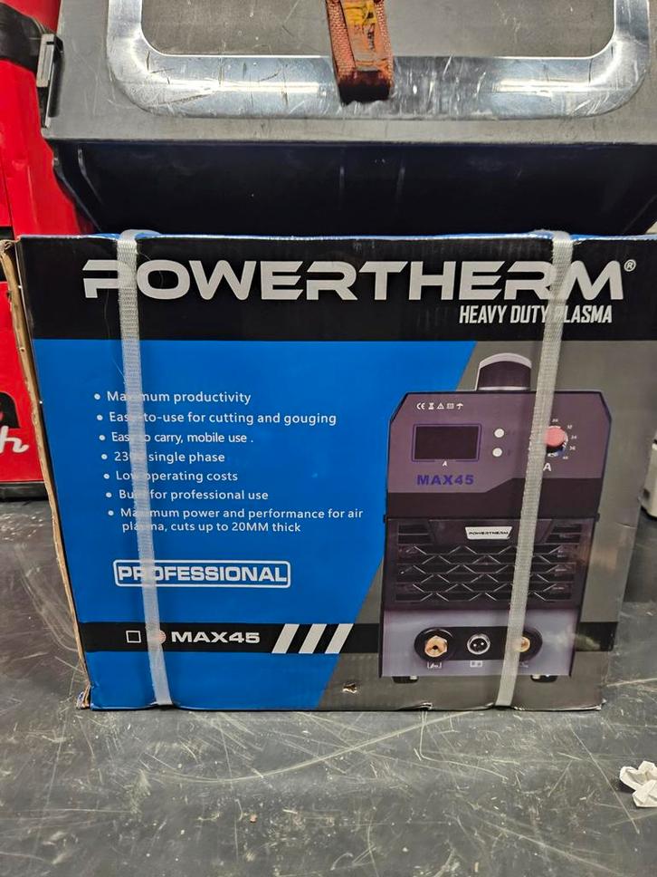 Splinternieuwe Plasmasnijder Powertherm Max 45 40A, Doe-het-zelf en Verbouw, Gereedschap | Lasapparaten, Nieuw, Ophalen of Verzenden
