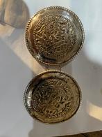 Prachtige antieke zilveren broekstukken. 6 cm, Ophalen of Verzenden