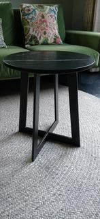 By Boo Major bijzettafel zwart marmeren blad, Ophalen, Minder dan 50 cm, 50 tot 100 cm, 50 tot 75 cm