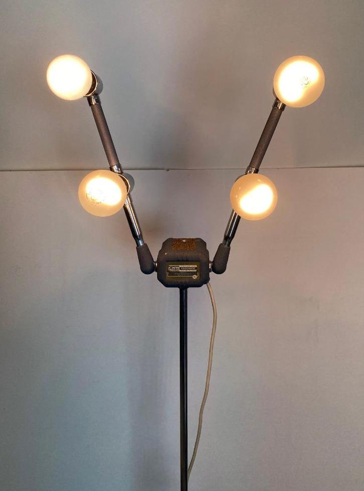 Mayfair Foldomatic filmlamp met statief, Huis en Inrichting, Lampen | Vloerlampen, Gebruikt, 150 tot 200 cm, Metaal, Ophalen