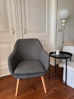 Mooie antraciet grijze fauteuil! Niewstaat!, Huis en Inrichting, Fauteuils, Ophalen, Zo goed als nieuw