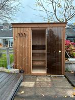 Geïsoleerde sauna binnen/buiten uit duurzaam thermohout, Sport en Fitness, Sauna, Ophalen, Fins of Traditioneel, Kostedeweg 7 Vorden