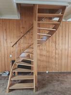 Houten Wenteltrap, Ophalen, Gebruikt, Trap, 2 tot 4 meter