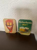 Vintage Heineken Bier Onderzetters, Ophalen of Verzenden, Gebruikt, Gebruiksvoorwerp