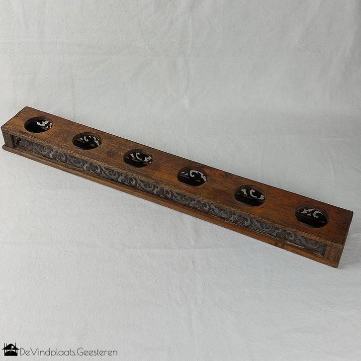 Handgemaakt glazenrek, Antiek en Kunst, Curiosa en Brocante, Ophalen of Verzenden